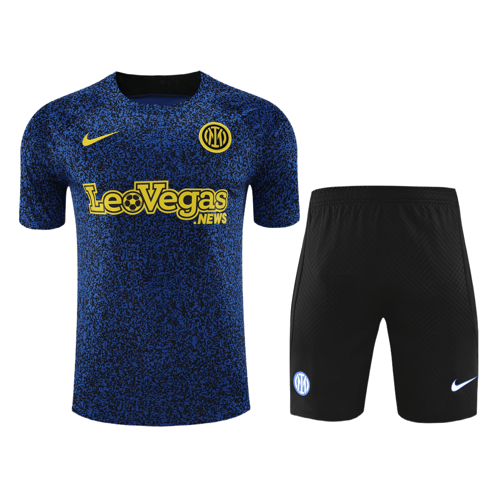 Conjunto Camisa e Short Azul do Inter de Milão 2023-2024 Conjunto Camisa e Short Azul do Inter de Milão 2023-2024
