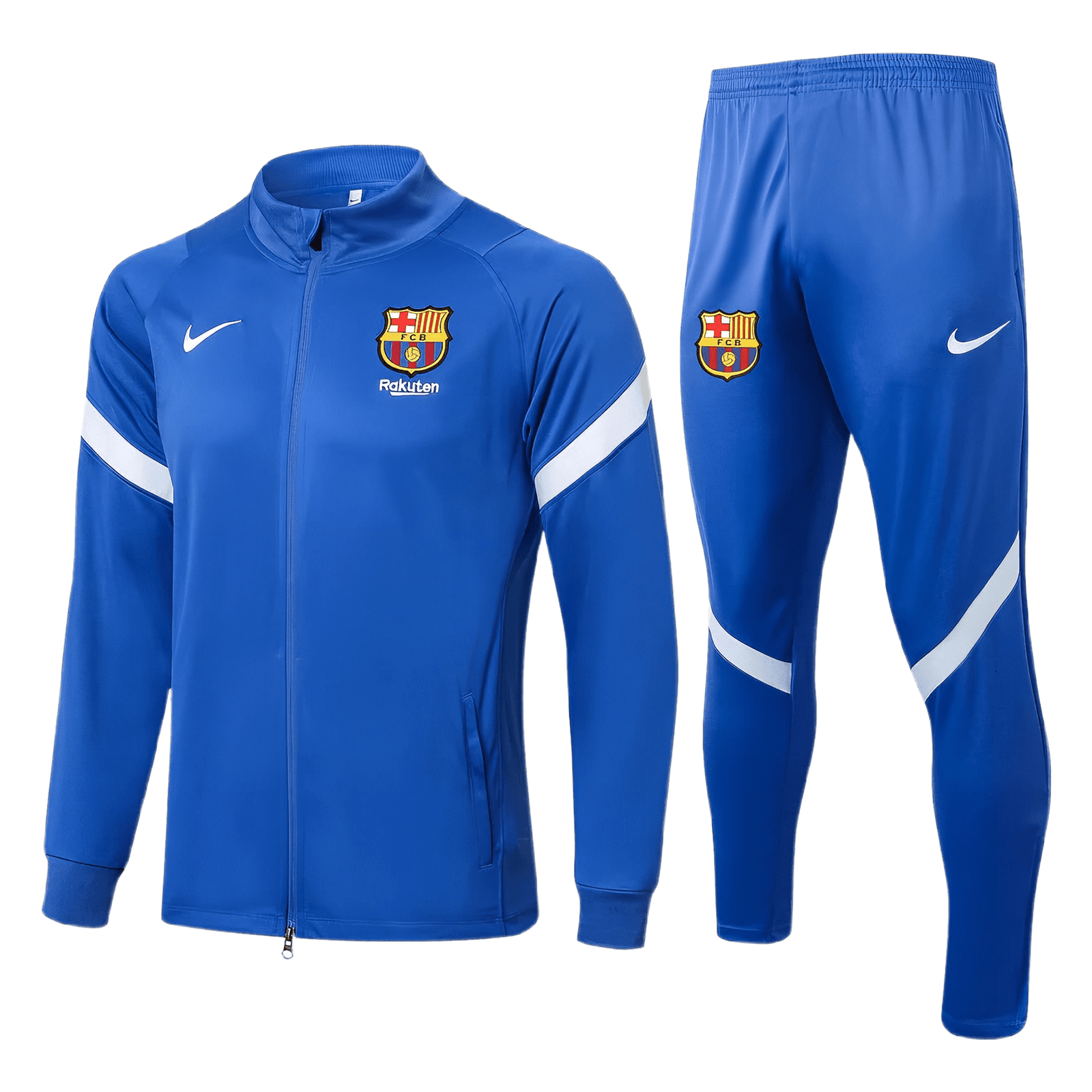 Conjunto Casaco e Calça Azul do Barcelona 2022-2023 Conjunto Casaco e Calça Azul do Barcelona 2022-2023