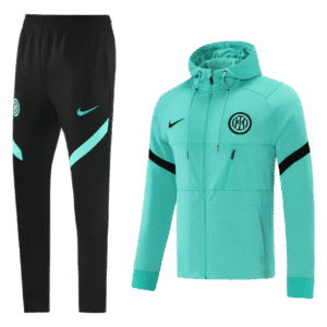 Conjunto Moletom com Capuz e Calça Verde do Inter de Milão 2022-2023