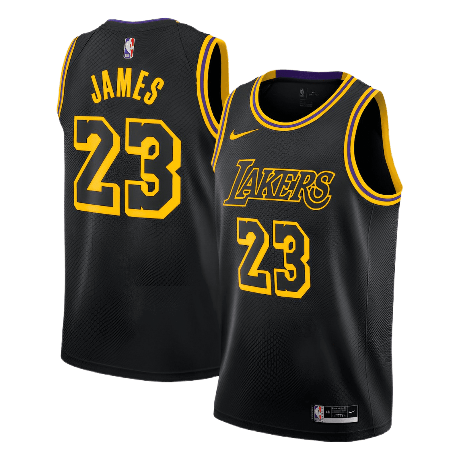 Regata Los Angeles Lakers City Edition Preta Regata Los Angeles Lakers City Edition Preta