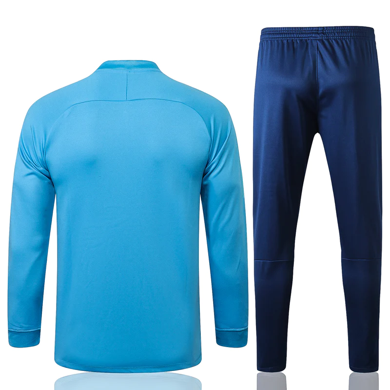 Conjunto Casaco e Calça Azul do Barcelona 2018-2019 Conjunto Casaco e Calça Azul do Barcelona 2018-2019