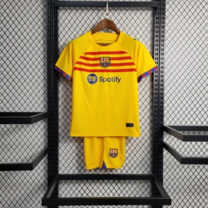 Kit de Uniforme Infantil do Barcelona IIII 2023-2024