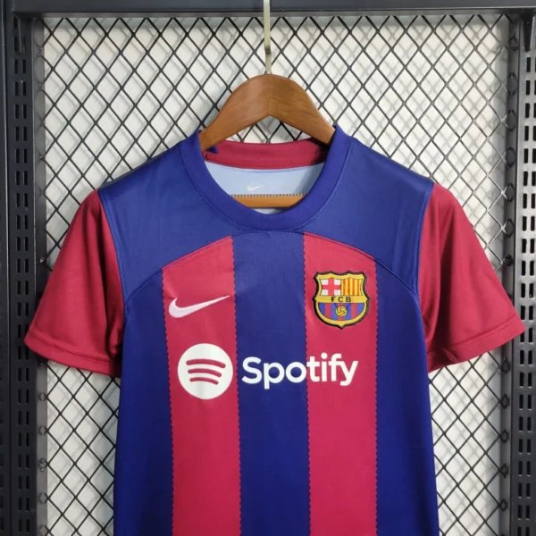 Kit de Uniforme Infantil do Barcelona II 2022-2023