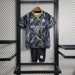 Kit de Uniforme Infantil do Manchester City EE 2023-2024