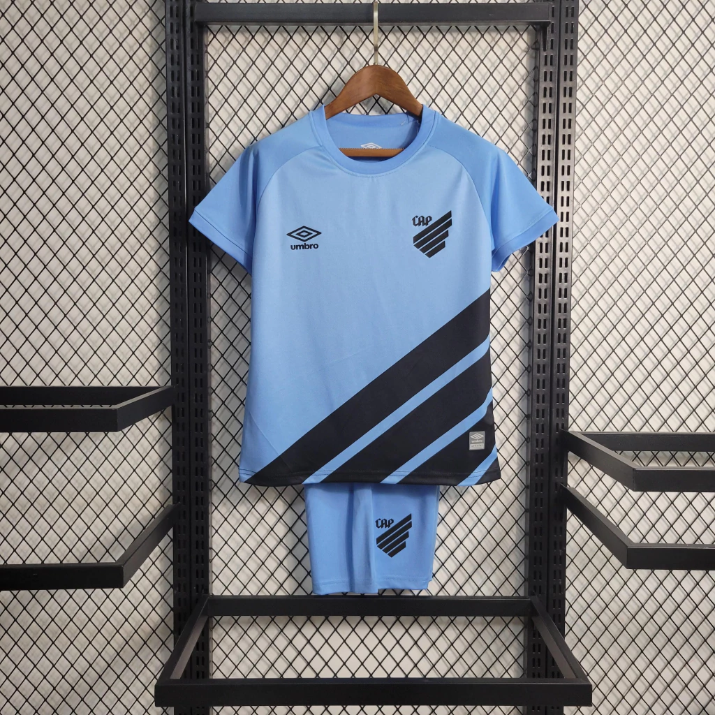 Kit de Uniforme Infantil do Atlhetico Paranaense III 2023-2024 Kit de Uniforme Infantil do Atlhetico Paranaense III 2023-2024
