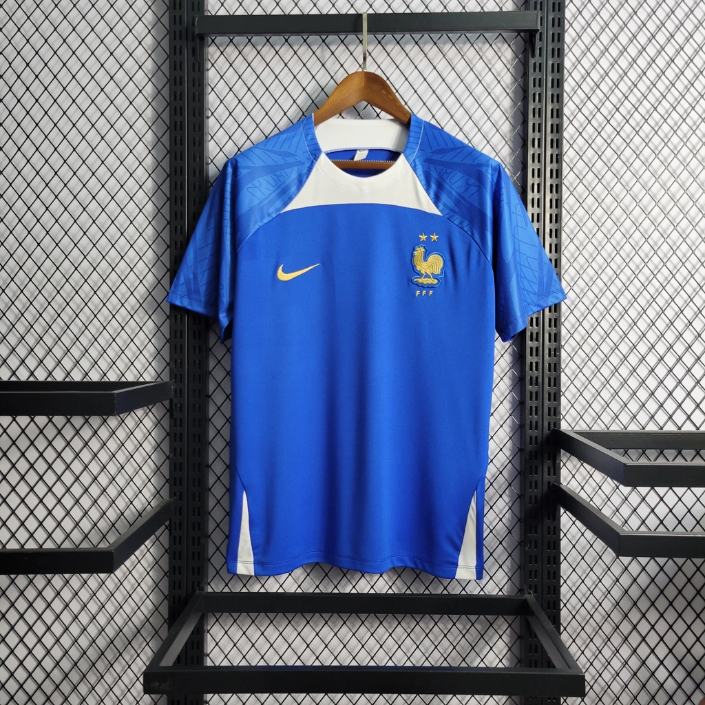 Camisa da França Treino 2022-2023 Camisa da França Treino 2022-2023