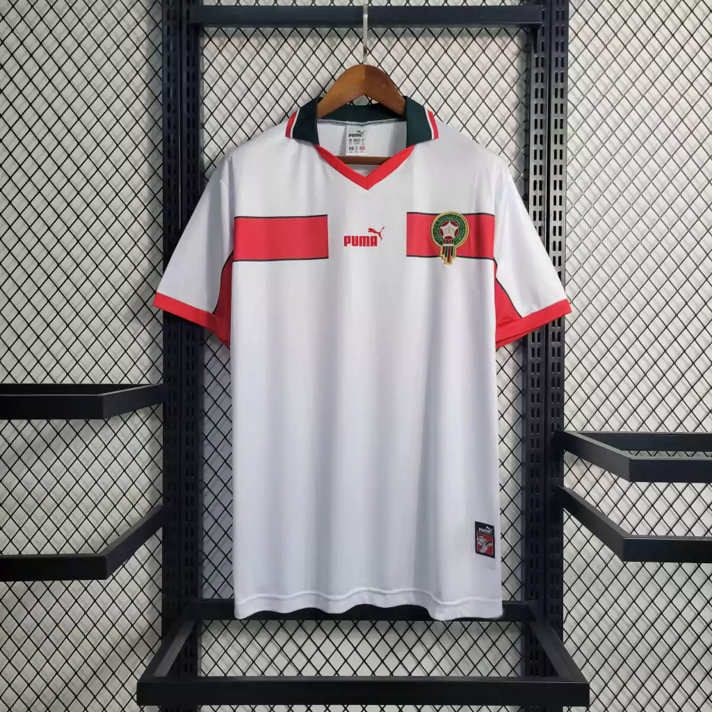 Camisa do Marrocos Retrô 1998-1999 Camisa do Marrocos Retrô 1998-1999