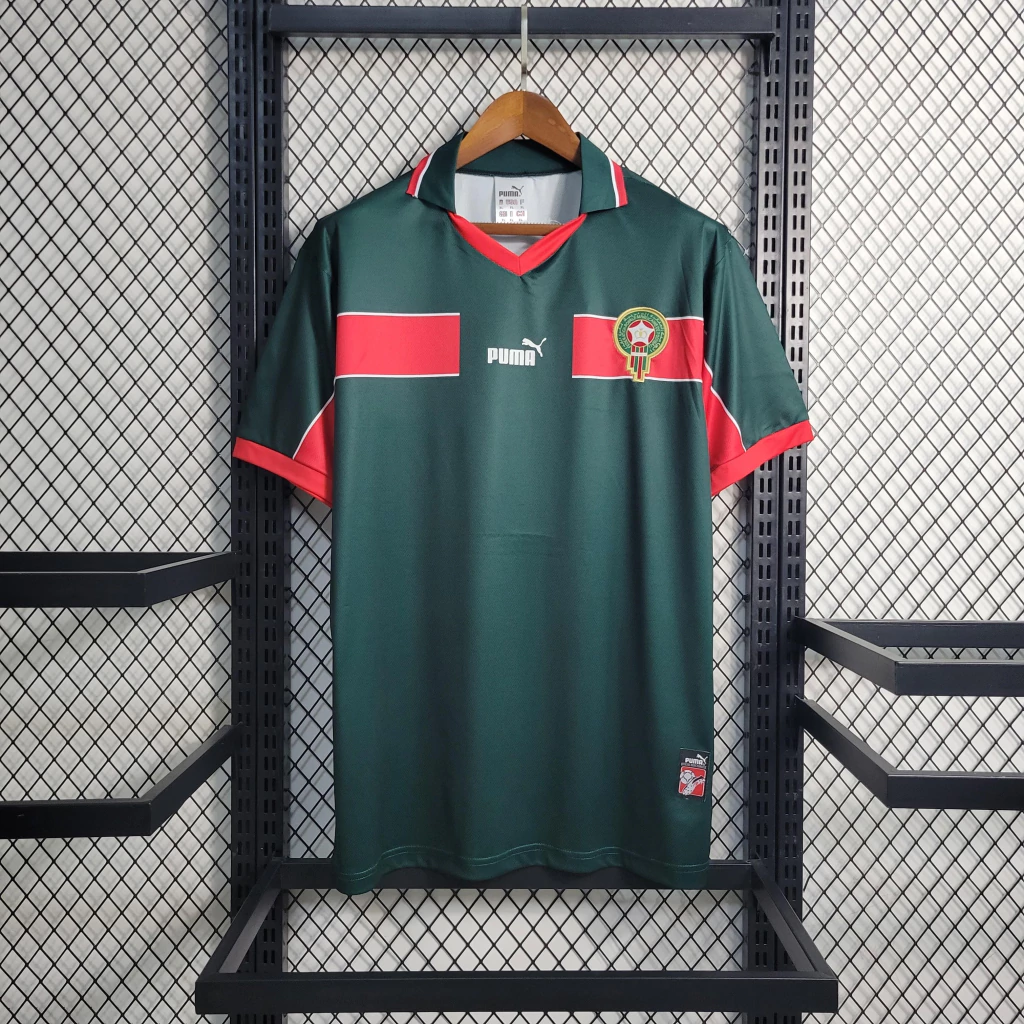 Camisa do Marrocos Retrô 1998-1999 Camisa do Marrocos Retrô 1998-1999