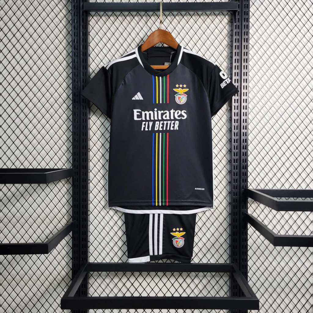 Kit de Uniforme Infantil do Benfica II 2023-2024 Kit de Uniforme Infantil do Benfica II 2023-2024