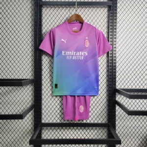 Kit de Uniforme Infantil do Milan III 2023-2024