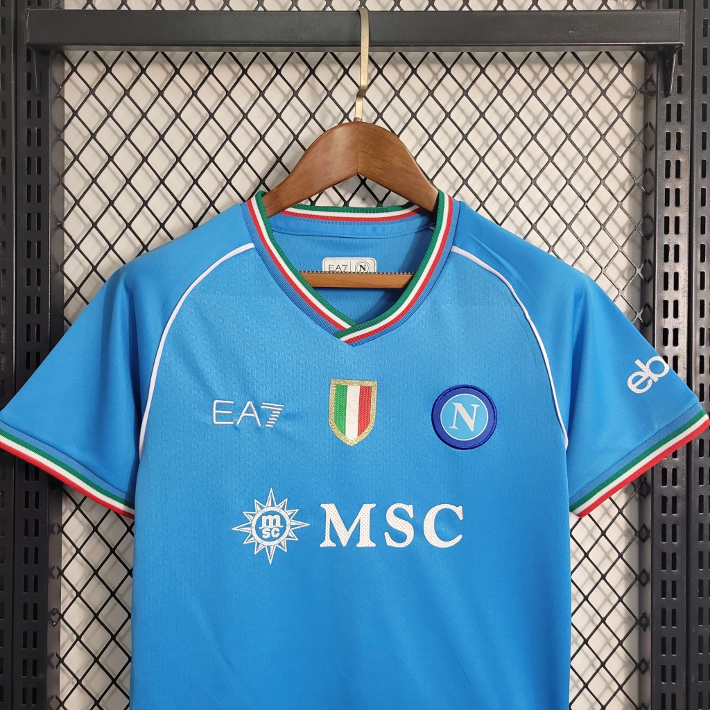 Kit de Uniforme Infantil do Napoli I 2023-2024 Kit de Uniforme Infantil do Napoli I 2023-2024