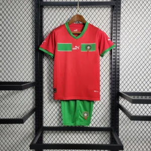Kit de Uniforme Infantil do Marrocos I 2022-2023