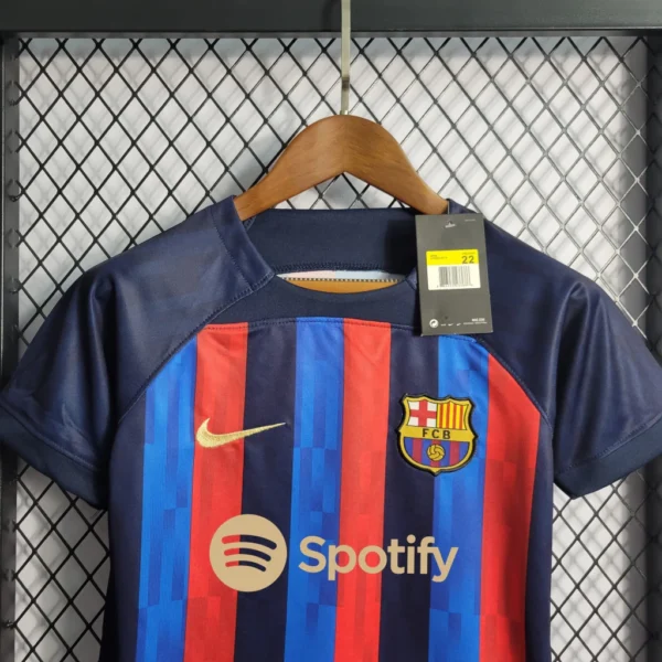 Kit de Uniforme Infantil do Barcelona II 2022-2023