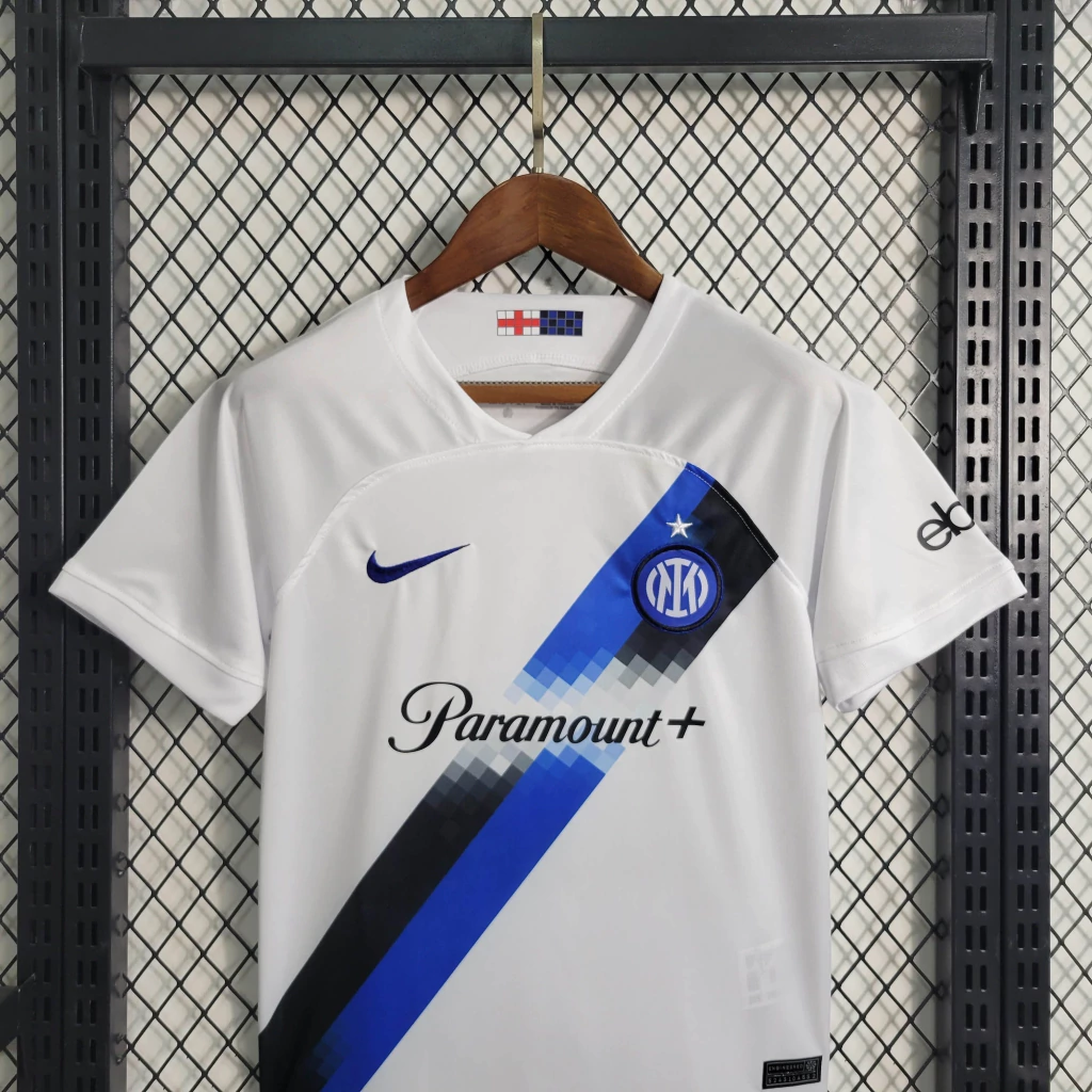 Kit de Uniforme Infantil do Inter de Milão II 2023-2024 Kit de Uniforme Infantil do Inter de Milão II 2023-2024