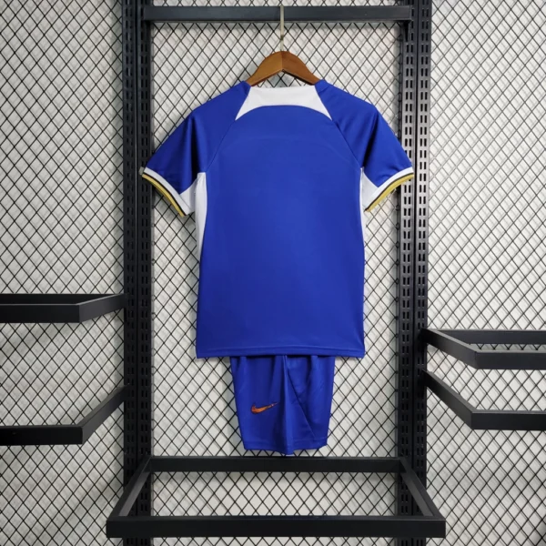 Kit de Uniforme Infantil do Chelsea I 2023-2024