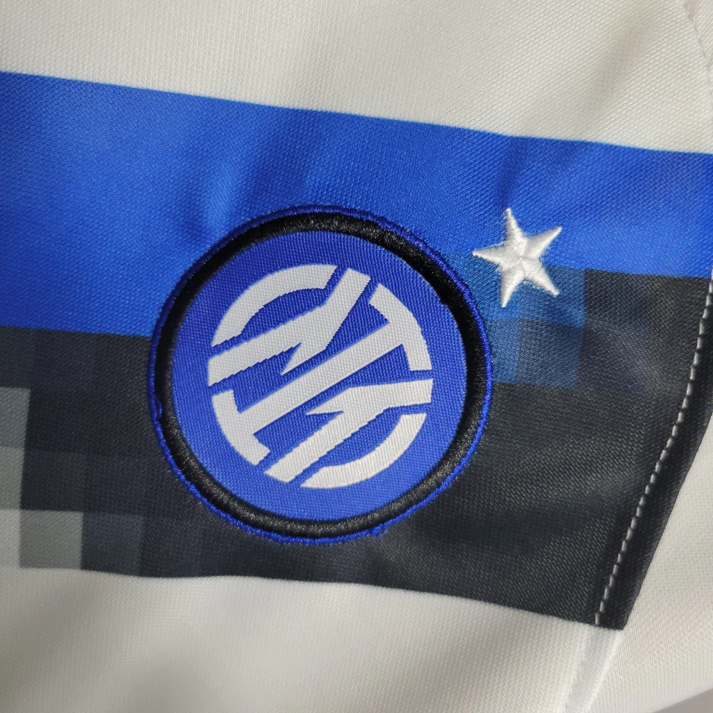 Kit de Uniforme Infantil do Inter de Milão II 2023-2024 Kit de Uniforme Infantil do Inter de Milão II 2023-2024
