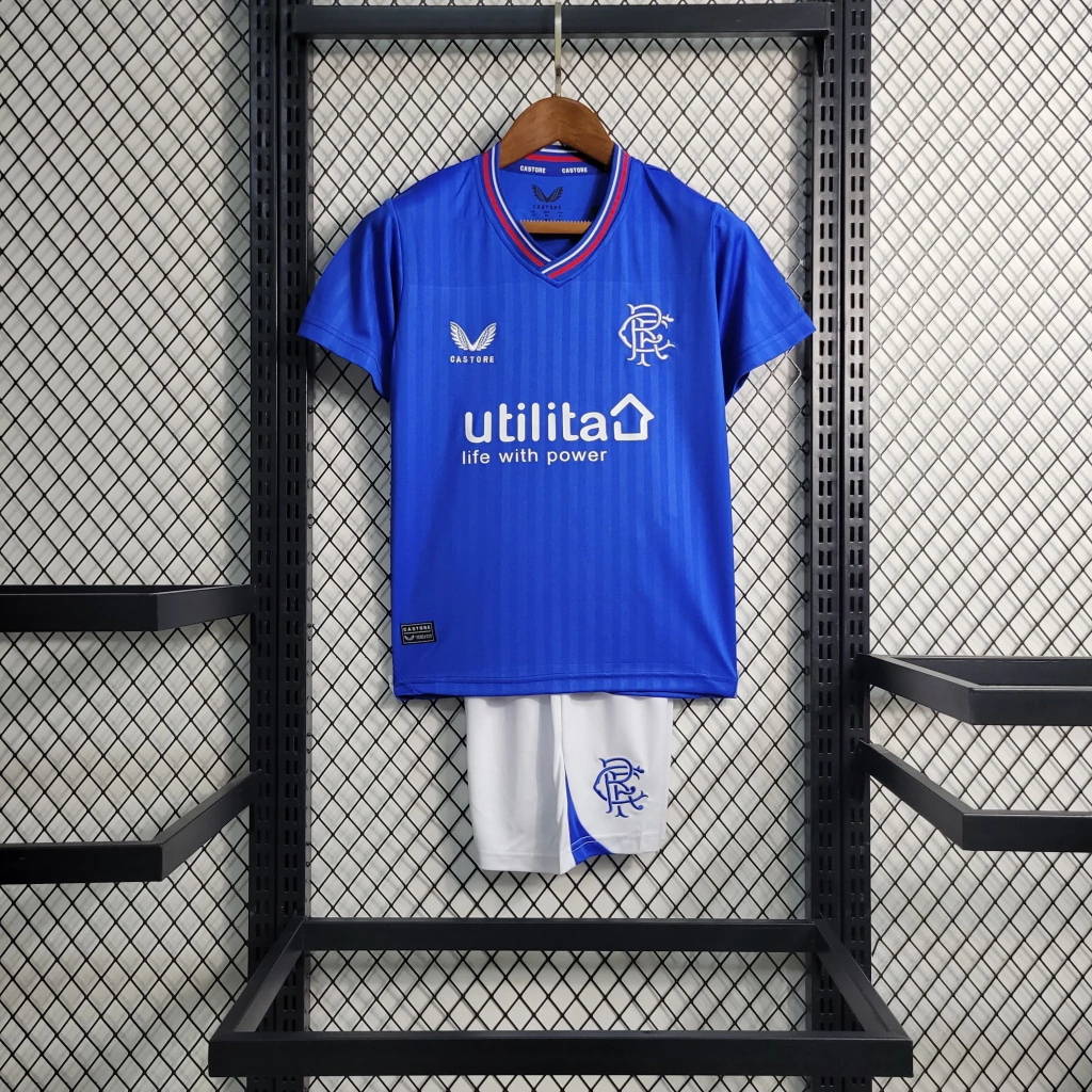 Kit de Uniforme Infantil do Rangers I 2023-2024 Kit de Uniforme Infantil do Rangers I 2023-2024