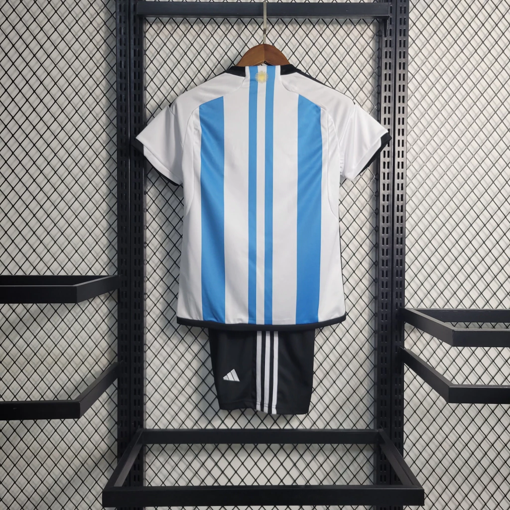 Kit de Uniforme Infantil da Argentina I 2022-2023 Kit de Uniforme Infantil da Argentina I 2022-2023