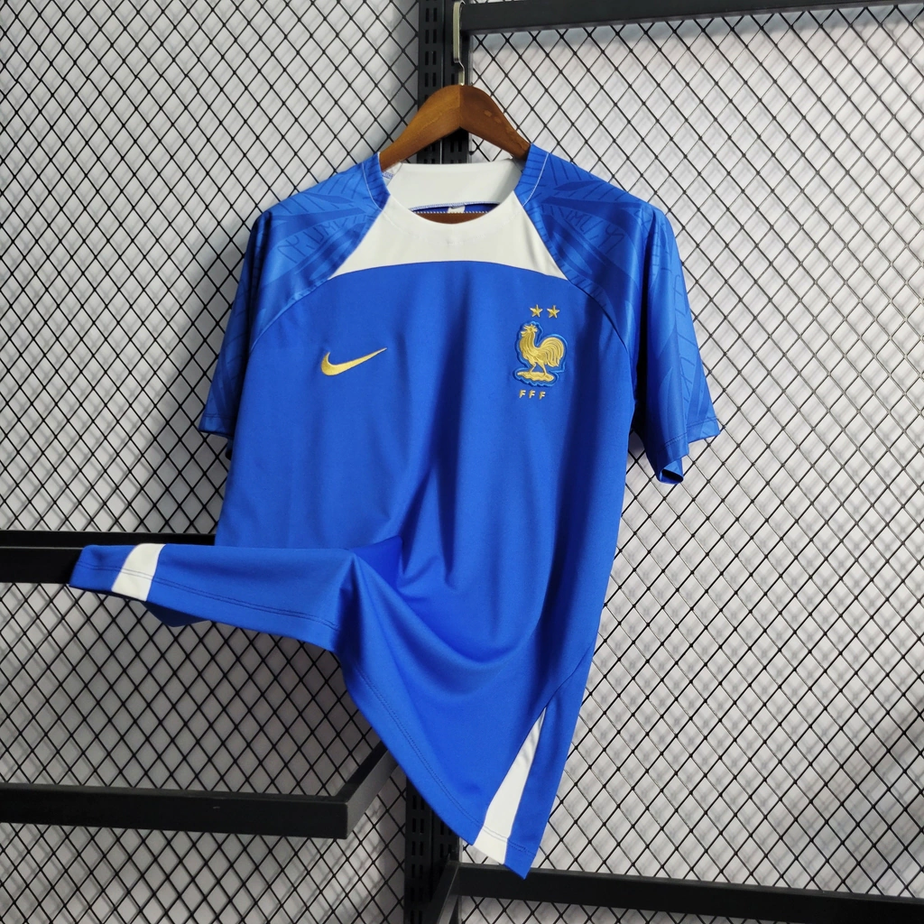 Camisa da França Treino 2022-2023 Camisa da França Treino 2022-2023