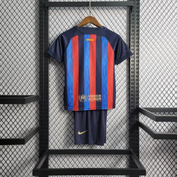 Kit de Uniforme Infantil do Barcelona II 2022-2023