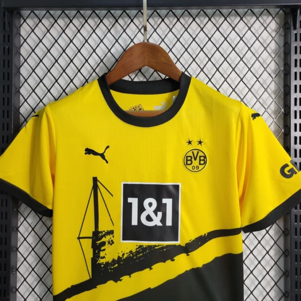 Kit de Uniforme Infantil do Borussia Dortmund I 2023-2024