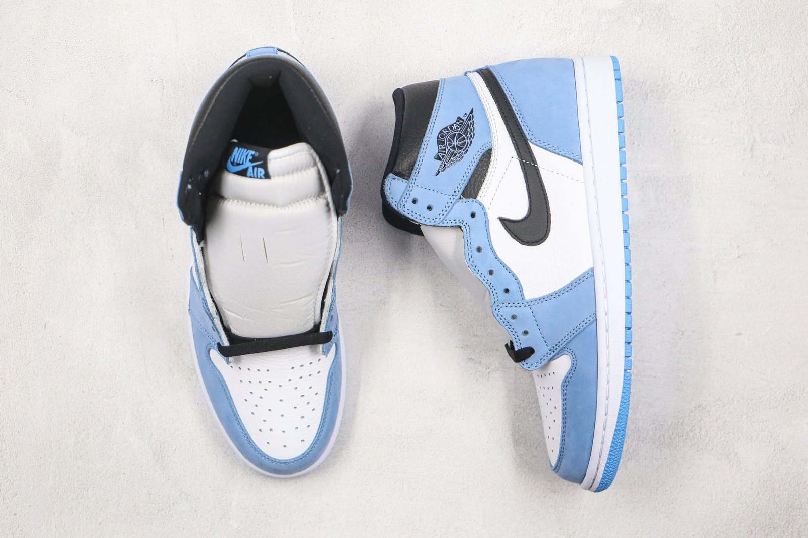 Jordan 1 Retro High White University Blue Black Jordan 1 Retro High White University Blue Black