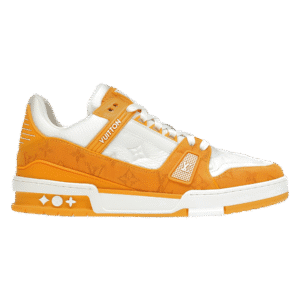 Louis Vuitton Trainer Yellow Monogram Denim White