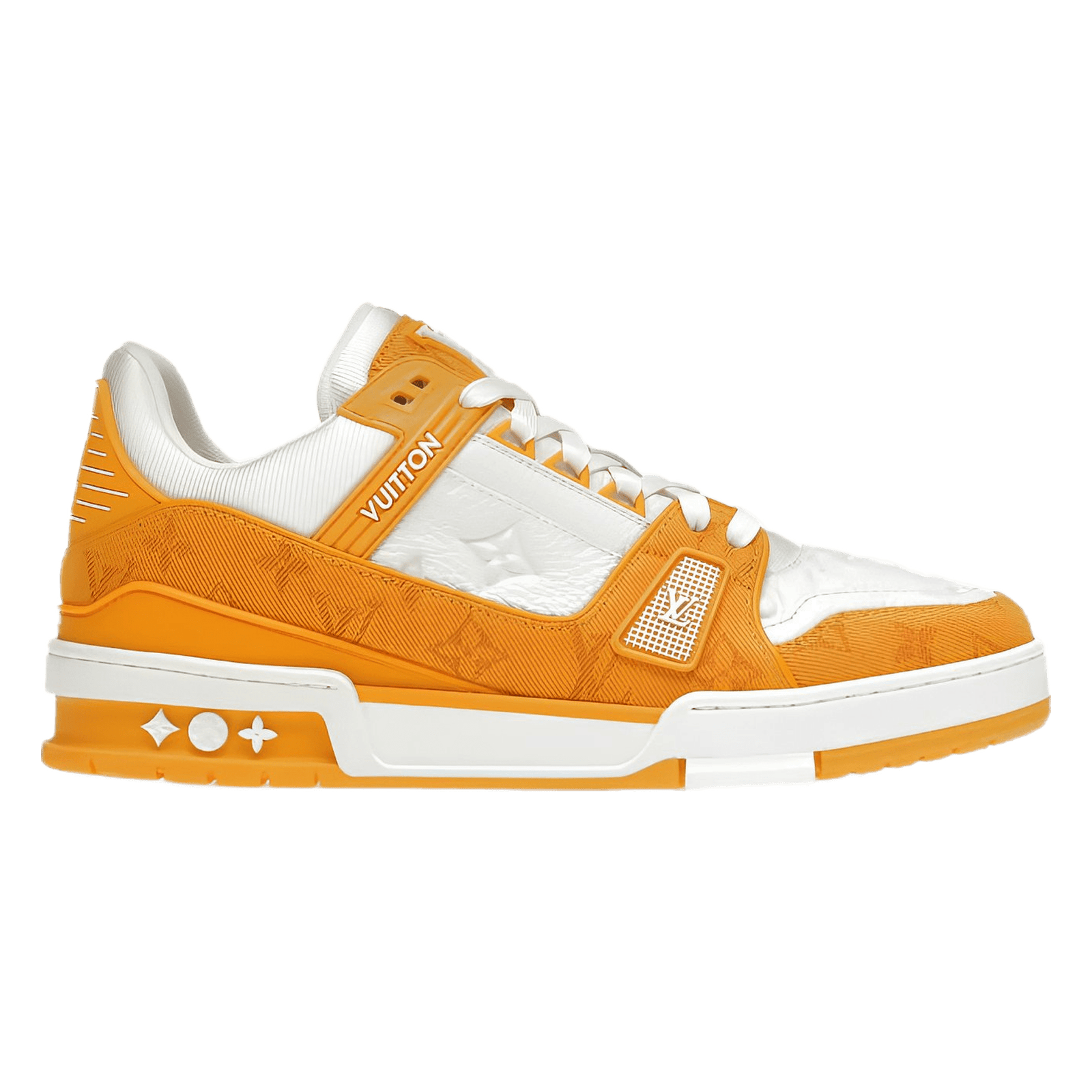 Louis Vuitton Trainer Yellow Monogram Denim White Louis Vuitton Trainer Yellow Monogram Denim White