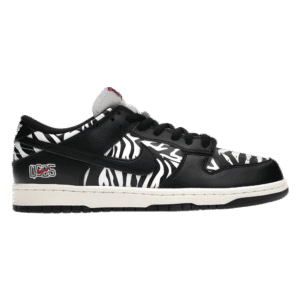 Nike SB Dunk Low Quartersnacks Zebra