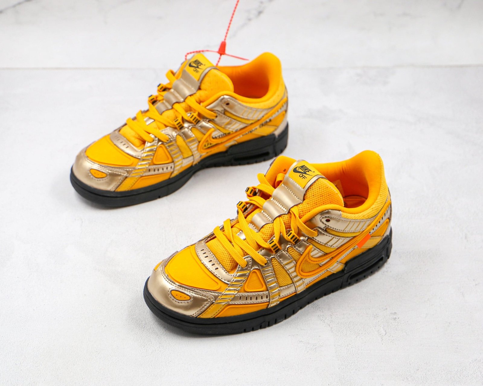 Nike Air Rubber Dunk Off-White University Gold Nike Air Rubber Dunk Off-White University Gold