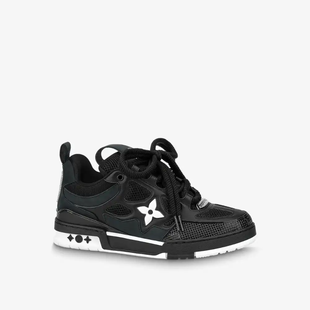 Louis Vuitton LV Skate Sneaker Black White Louis Vuitton LV Skate Sneaker Black White