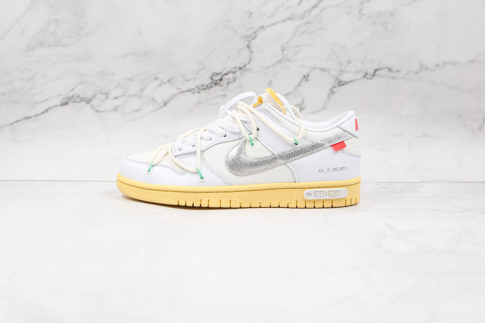 Nike Dunk Low Off White Lot 1 of 50 Nike Dunk Low Off White Lot 1 of 50