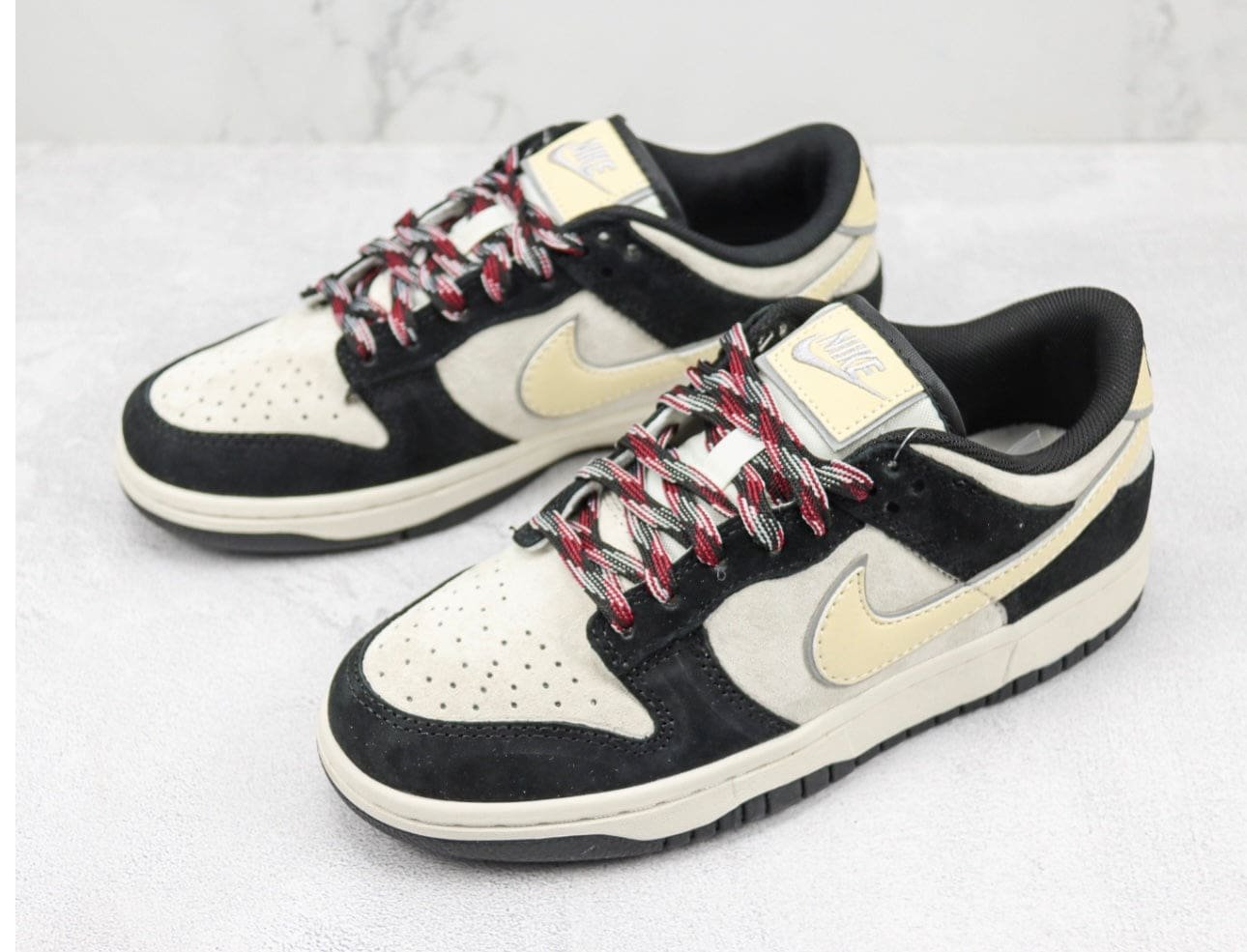 Nike Dunk Low LX Black Suede Team Gold Nike Dunk Low LX Black Suede Team Gold