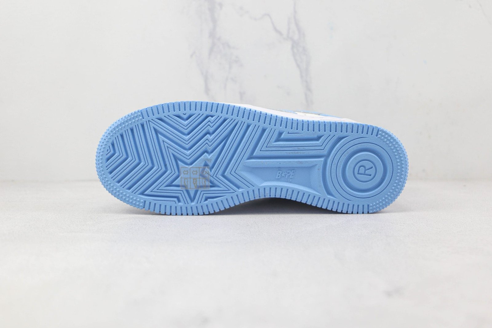 Bape Sta Patent Leather Blue White Bape Sta Patent Leather Blue White