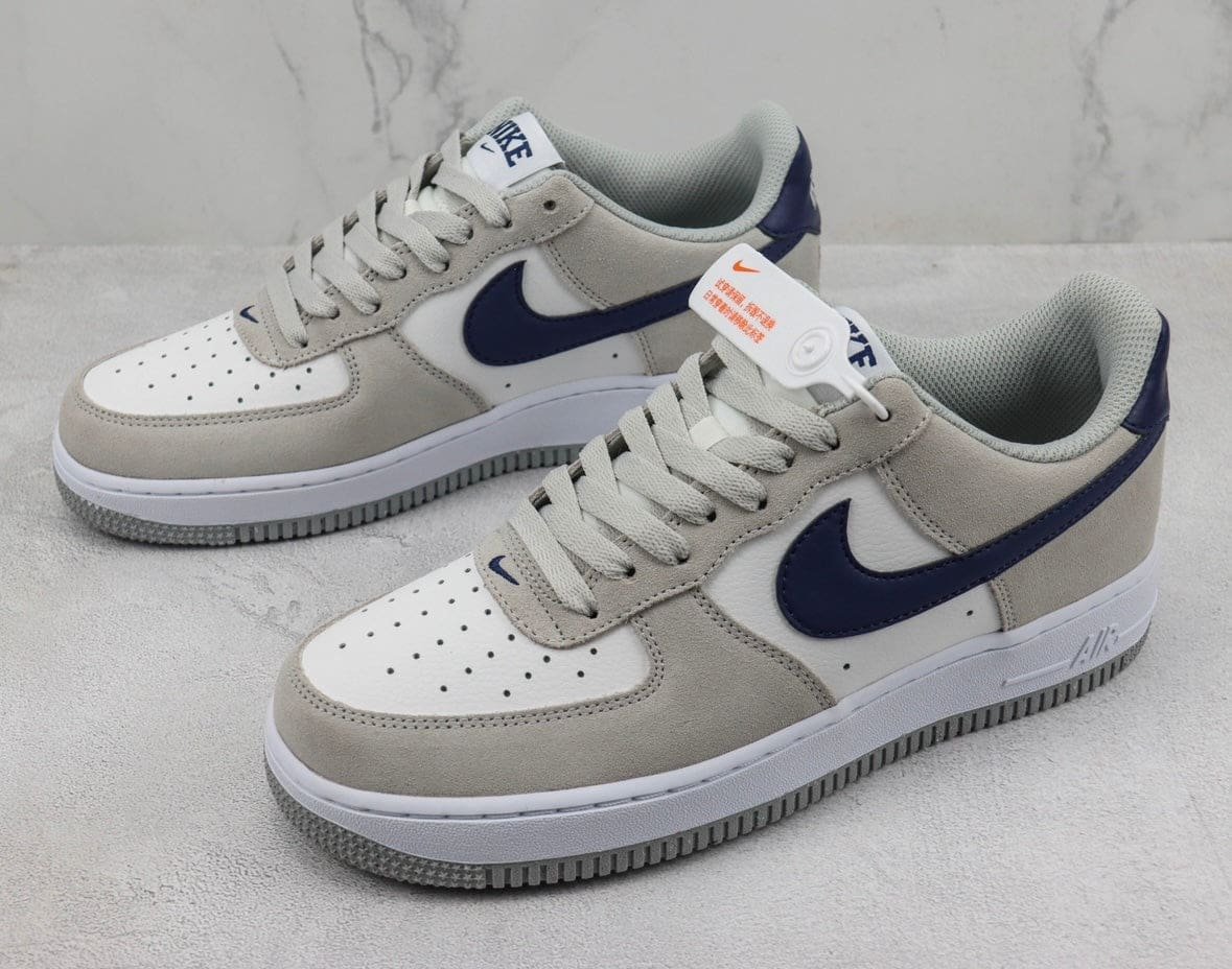 Nike Air Force 1 Low Light Smoke Grey Midnight Navy Nike Air Force 1 Low Light Smoke Grey Midnight Navy