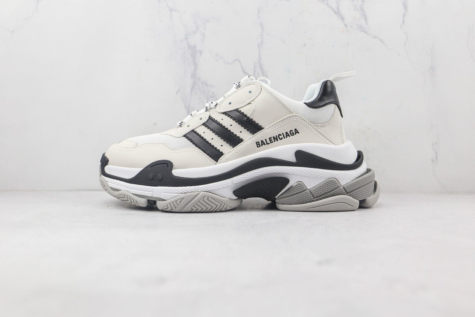 Balenciaga Adidas White Black Balenciaga Adidas White Black
