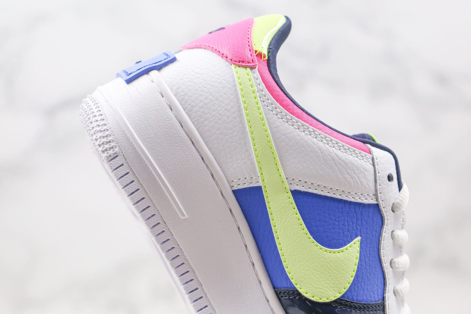 Nike Air Force 1 Shadow White Sapphire Barely Volt Nike Air Force 1 Shadow White Sapphire Barely Volt