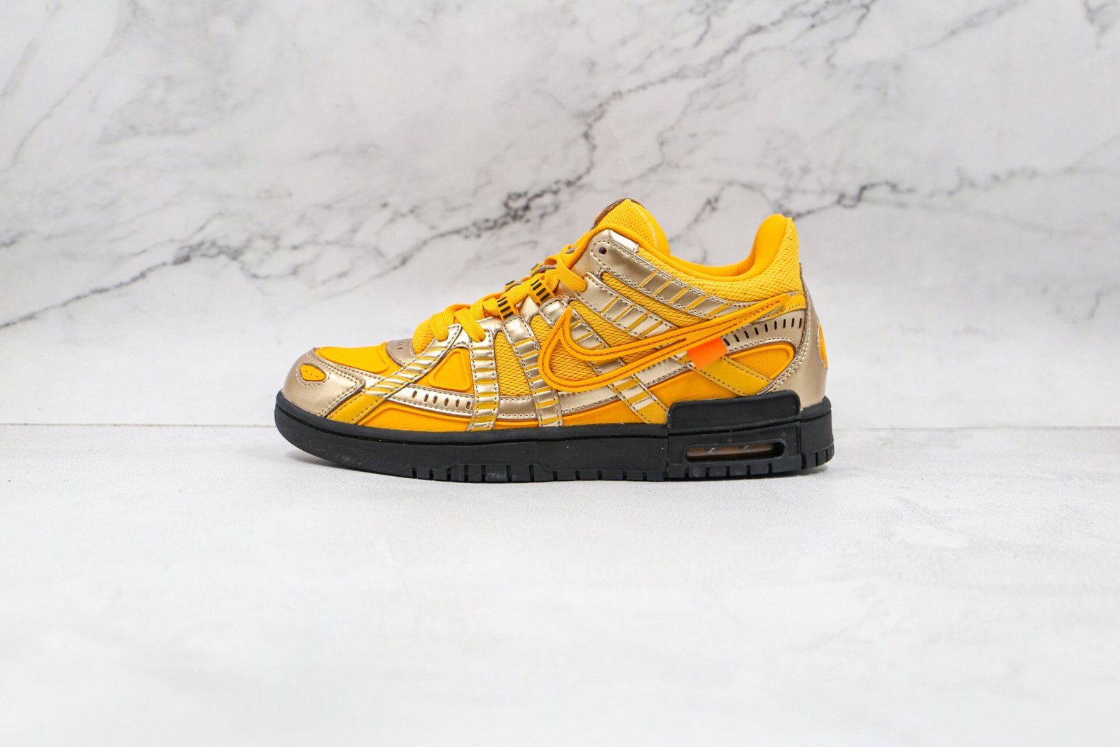 Nike Air Rubber Dunk Off-White University Gold Nike Air Rubber Dunk Off-White University Gold