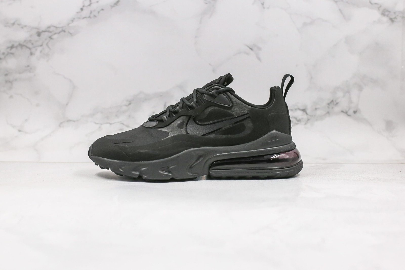 Nike Air Max 270 React Triple Black Nike Air Max 270 React Triple Black