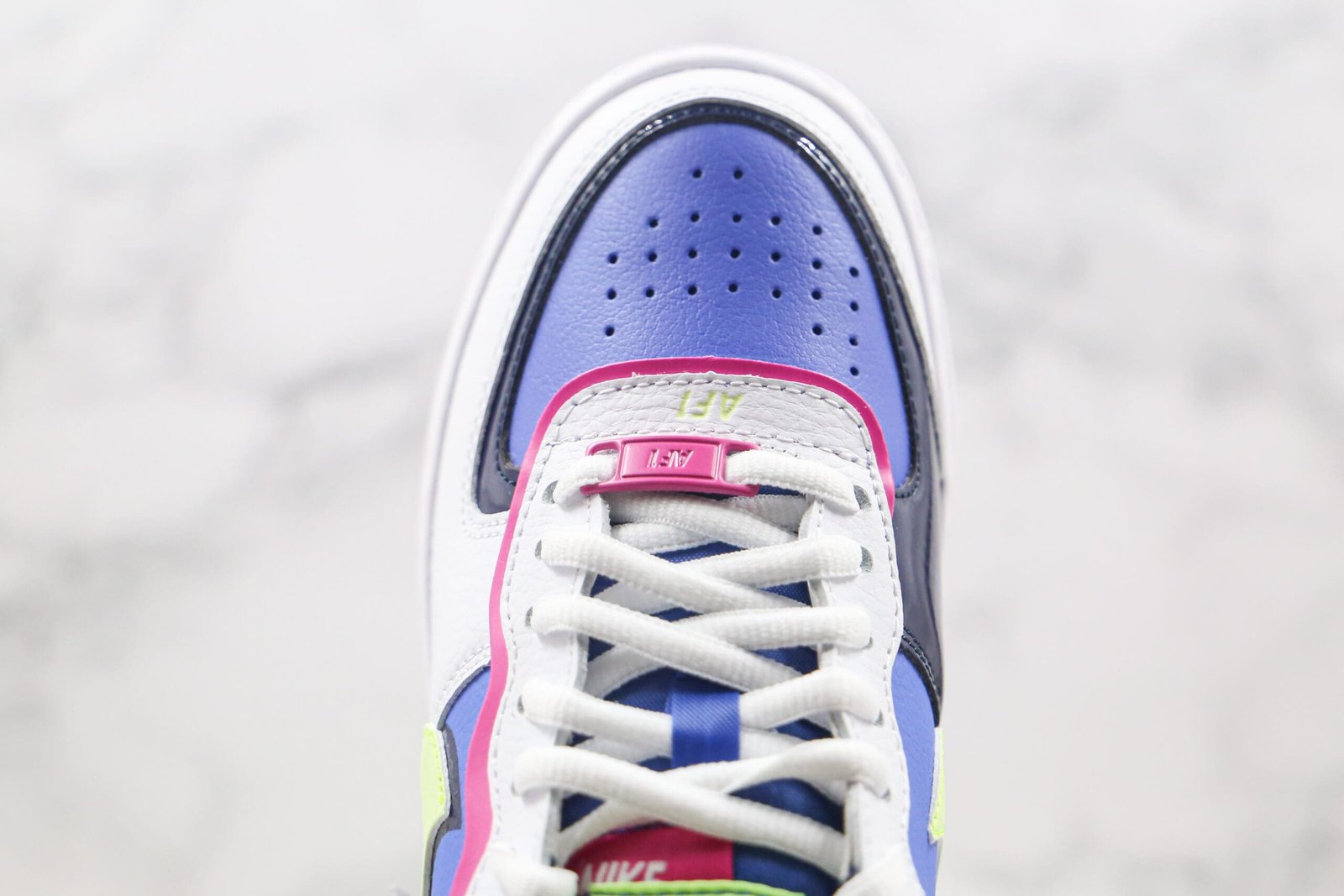 Nike Air Force 1 Shadow White Sapphire Barely Volt Nike Air Force 1 Shadow White Sapphire Barely Volt