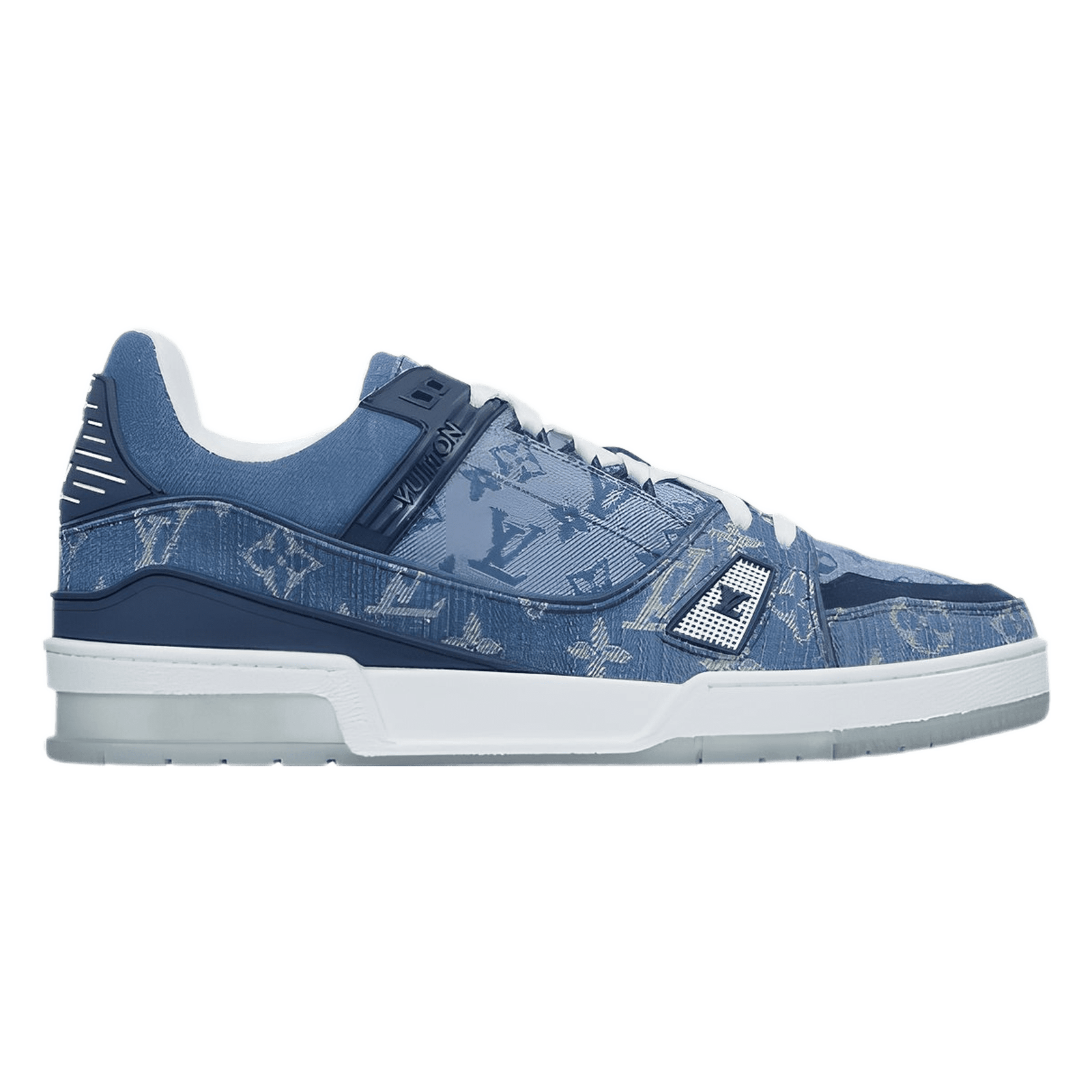 Louis Vuitton Trainer Sneaker Denim Monogram Louis Vuitton Trainer Sneaker Denim Monogram