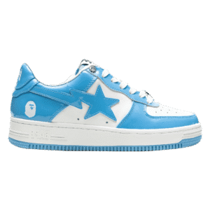Bape Sta Patent Leather Blue White