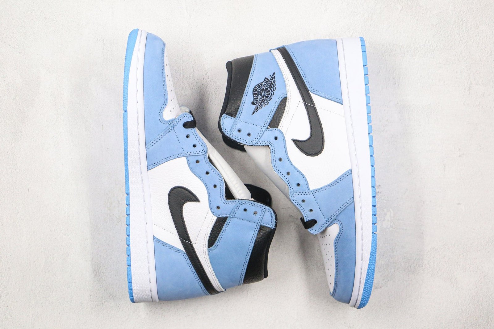 Jordan 1 Retro High White University Blue Black Jordan 1 Retro High White University Blue Black