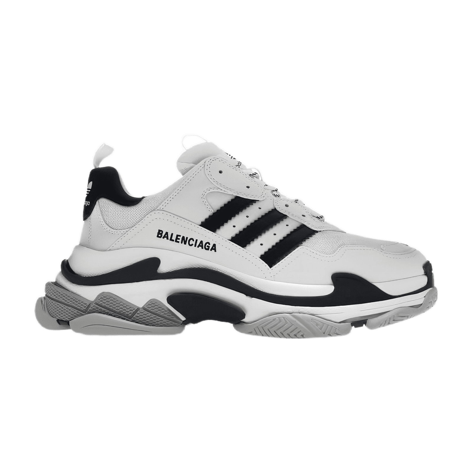 Balenciaga Adidas White Black Balenciaga Adidas White Black