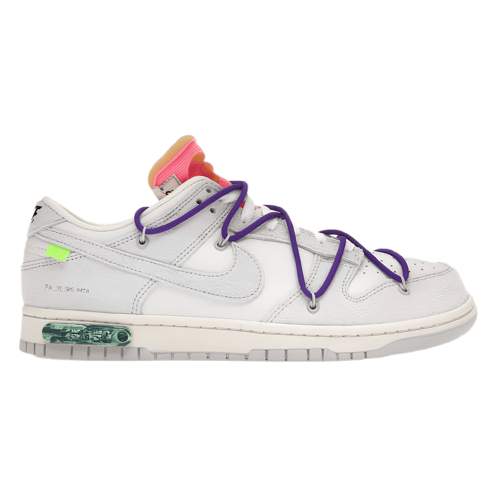 Nike Dunk Low Off White Lot 15 of 50 Nike Dunk Low Off White Lot 15 of 50