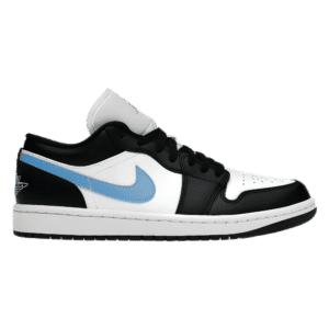 Jordan 1 Low Black University Blue White