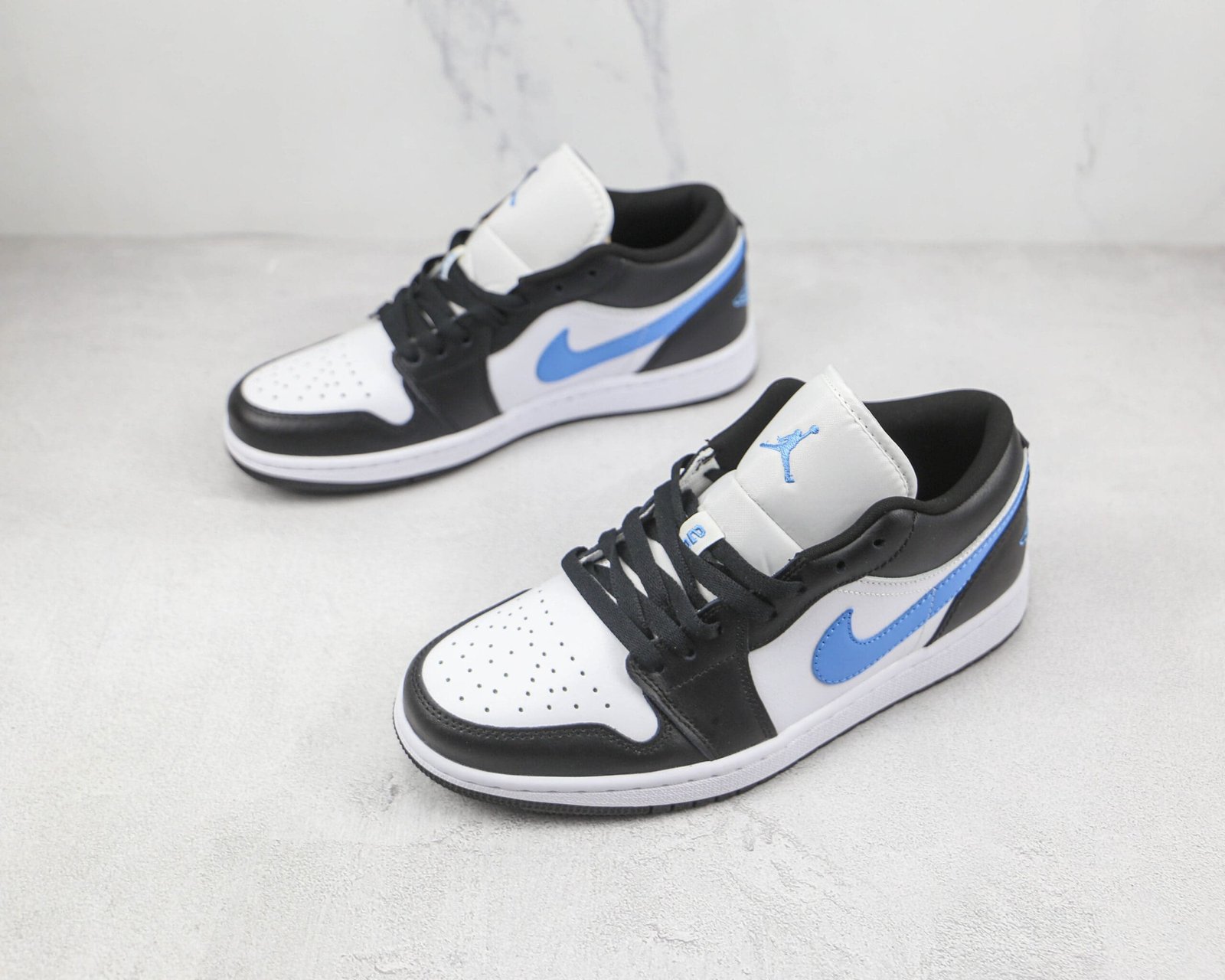 Jordan 1 Low Black University Blue White Jordan 1 Low Black University Blue White