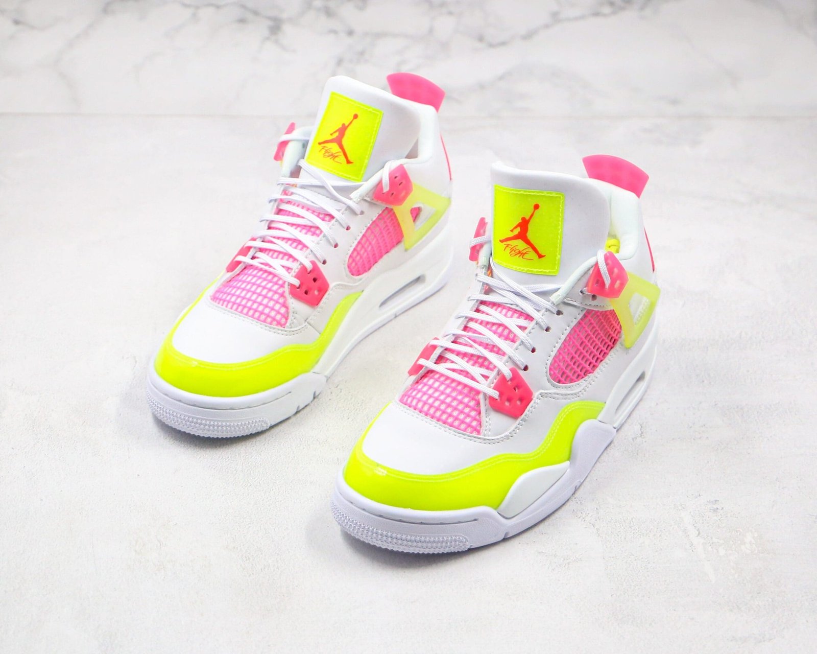 Jordan 4 Retro White Lemon Pink Jordan 4 Retro White Lemon Pink