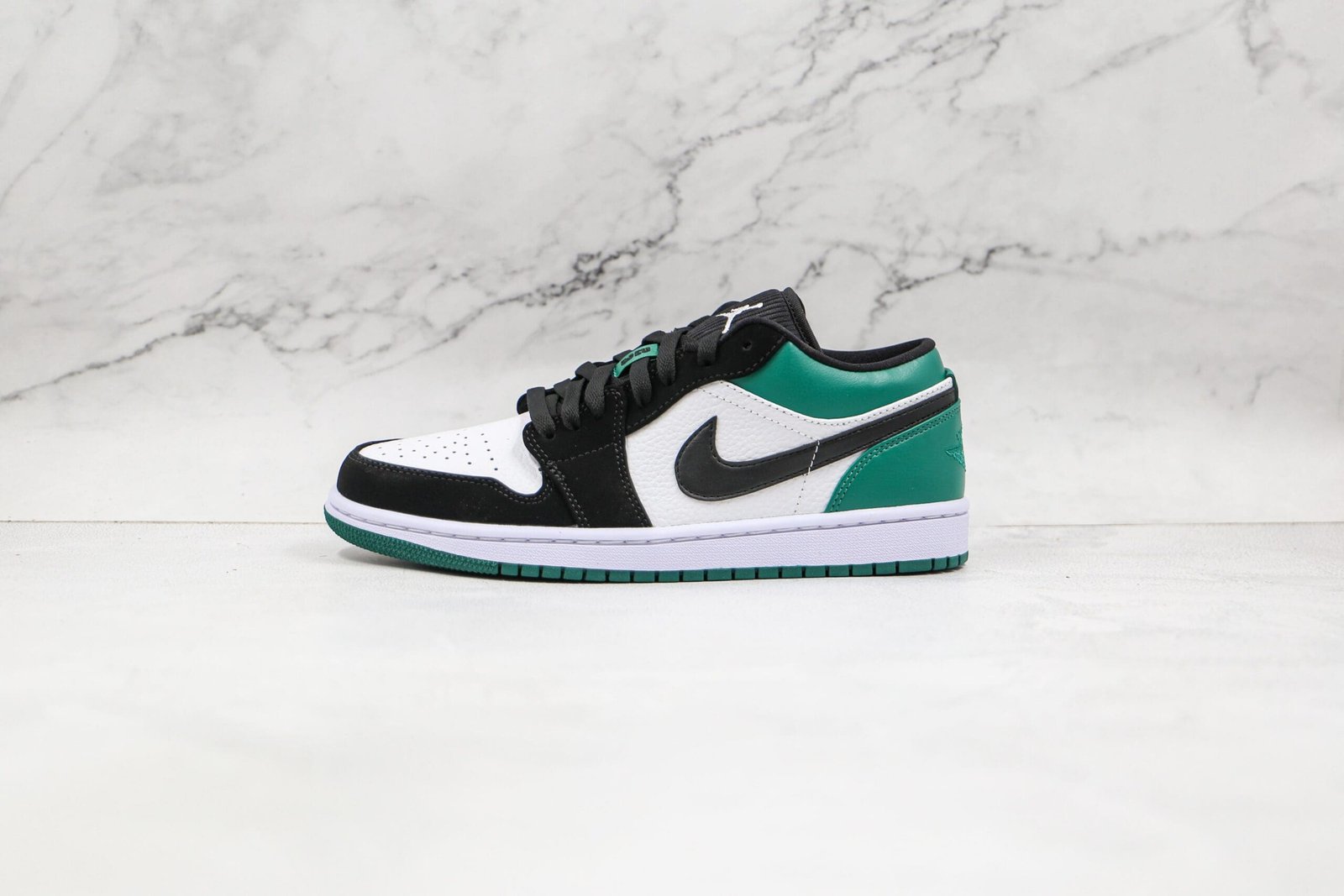 Jordan 1 Low White Black Mystic Green Jordan 1 Low White Black Mystic Green