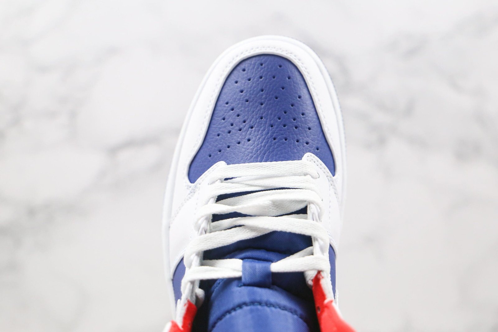 Jordan 1 Mid White Laser Orange Deep Royal Blue Jordan 1 Mid White Laser Orange Deep Royal Blue